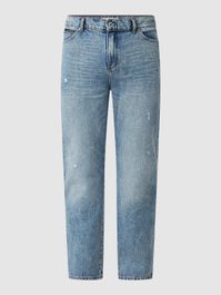 Loose fit jeans van katoen, model 'braiden'