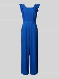 Loose fit jumpsuit van een mix van viscose en linnen, model 'isma'