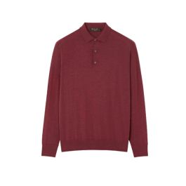 Loro piana, heren, truien, rood, maat: xl wol, - Rood