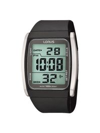 Lorus digitaal horloge zwart / zilver