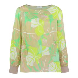 Louis and mia • beige groene blouse • 36