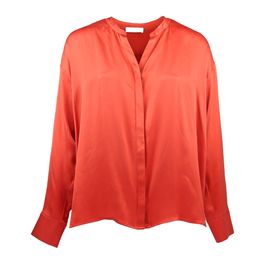 Louis and mia • oranje zijden blouse • 36
