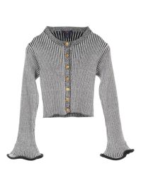 Louis vuitton pre-owned 2010s ribgebreid vest - grijs