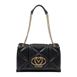 Love moschino, dames, tassen, zwart, maat: one size