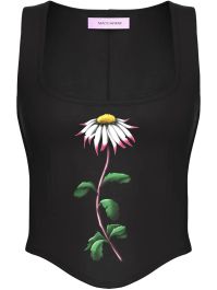 Maccapani jo korset top - zwart