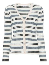 Maison kitsuné gestreept vest - beige