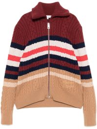 Maison kitsuné gestreept vest - rood