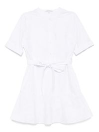 Maison kitsuné jurk met korte mouwen - wit