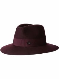 Maison michel fedora hoed - rood