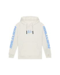 Malelions junior lective hoodie - off-white/vista blue