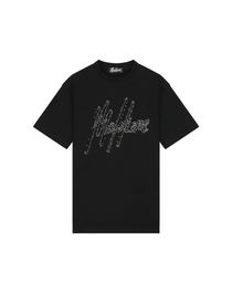 Malelions men line t-shirt - black/white