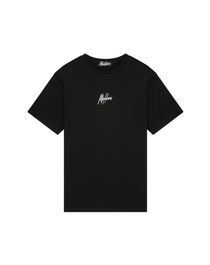 Malelions men oversized signature t-shirt - black/white