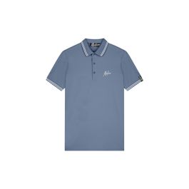 Malelions men signature polo - stone blue