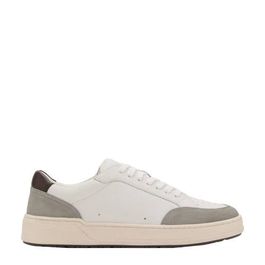 Mango man leren sneakers wit