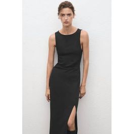 Mango maxi jurk antraciet