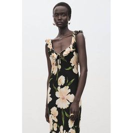 Mango maxi jurk zwart