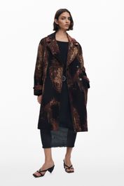Mantel ontworpen door mr. christian lacroix - brown - s