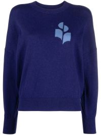 Marant Étoile intarsia trui - blauw