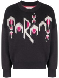 Marant Étoile intarsia trui - grijs