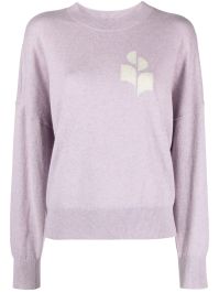 Marant Étoile intarsia trui - paars