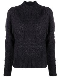 Marant Étoile kabelgebreide trui - blauw
