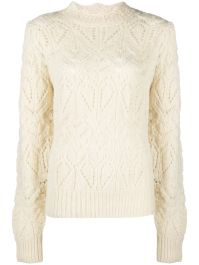 Marant Étoile trui met ronde hals - beige