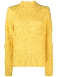 Marant Étoile trui met ronde hals - geel