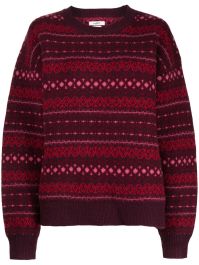 Marant Étoile trui van merinowol - roze