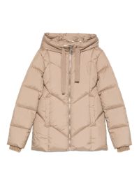 Marc o'polo donsjack met capuchon - beige