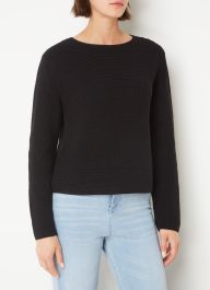 Marc o'polo grofgebreide pullover met boothals