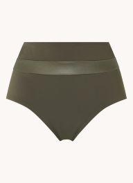 Marlies dekkers cache coeur high waisted bikinislip met strikdetail