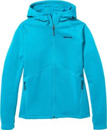 Marmot damen sweatshirt wm's olden polartec hoody 1376576 blau-m