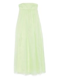 Max mara bocalle maxi-jurk - groen