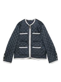 Max mara celeste gewatteerd jack met zak - blauw