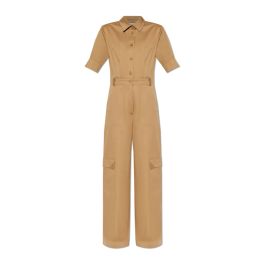 Max mara, dames, jumpsuits & playsuits, beige, maat: 2xs