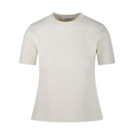 Max mara, dames, tops, wit, maat: l viscose,