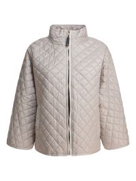 Max mara delfina gewatteerd jack met rits - beige