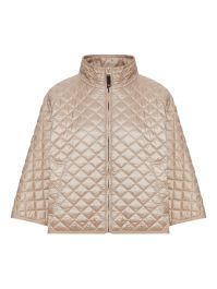 Max mara dolphin gewatteerd jack met hoge hals - beige
