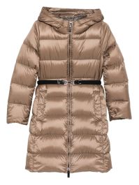 Max mara donsjack met capuchon - bruin