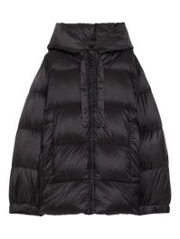 Max mara donsjack met capuchon - zwart