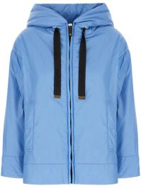 Max mara gewatteerd jack met rits - blauw