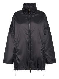 Max mara paris gewatteerd jack met rits - zwart
