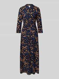Maxi-jurk met doorknoopsluiting, model 'savanna'
