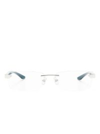 Maybach eyewear the artist iii bril met rechthoekig montuur - zilver