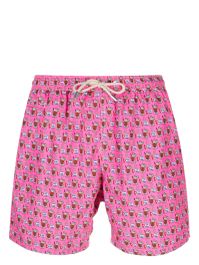 Roze Mc2 saint barth zwembroek met print - roze