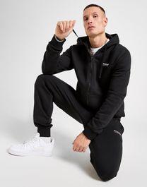 Mckenzie essential full zip hooded tracksuit - zwart- heren, zwart