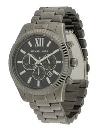 Michael kors analoog horloge 'lexington' antraciet / zwart