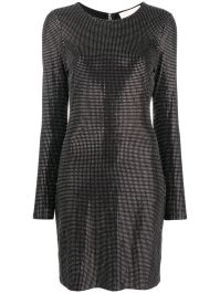 Michael michael kors verfraaide mini-jurk - zwart