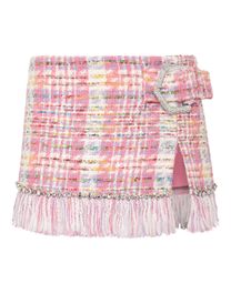 Mini skirt tweed