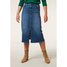 Miss etam spijkerrok lauren medium blue denim